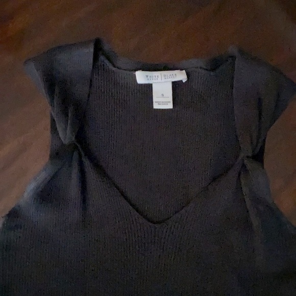 Twist Shoulder Ribbed Sweater - Picture 1 of 2